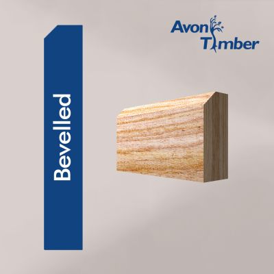 Solid American White Ash Bevelled Architrave (Per Metre)