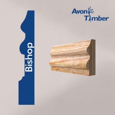 Solid American White Ash Bishop Architrave (Per Metre)