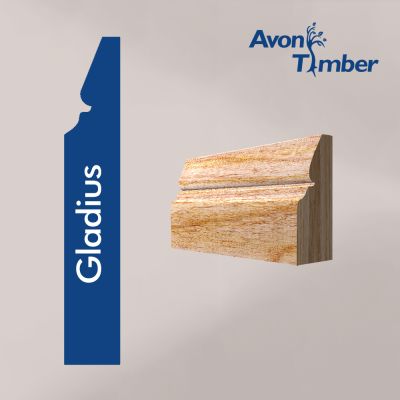 Solid American White Ash Gladius Architrave (Per Metre)