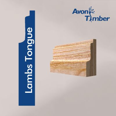 Solid American White Ash Lambs Tongue Architrave (Per Metre)