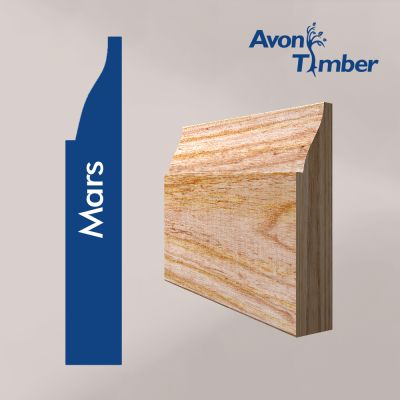 Solid American White Ash Mars Skirting (Per Metre)