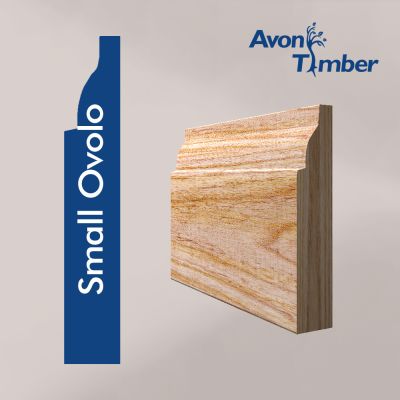 Solid American White Ash Small Ovolo Skirting