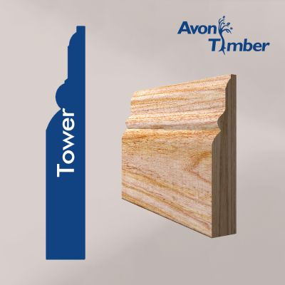 Solid American White Ash Tower Skirting (Per Metre)