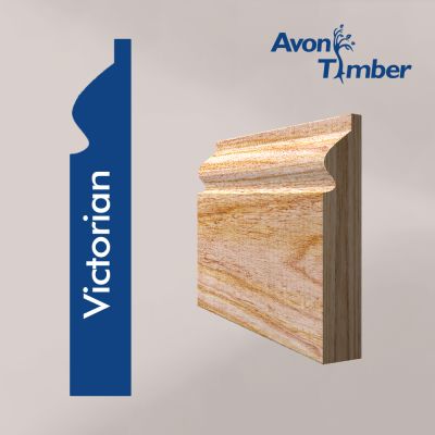 Solid American White Ash Victorian Skirting (Per Metre)