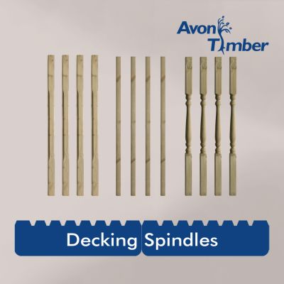 Green Treated Decking Spindles