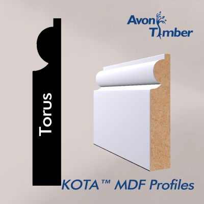 KOTA Torus White MDF Set