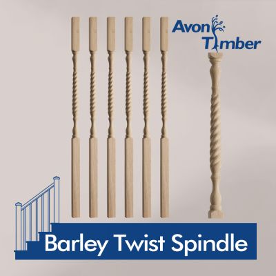 Benchmark Oak Barley Twist Spindle