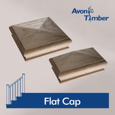 Benchmark Oak Newel Pyramid Cap 