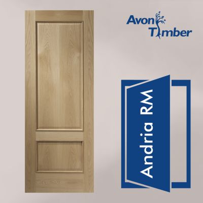 Oak Internal Door: Type Andria with Raised Mouldings