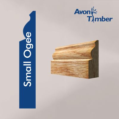 Solid Oak Small Ogee Architrave (Per Metre)