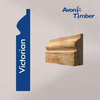 Solid American White Oak Victorian Architrave (Per Metre)