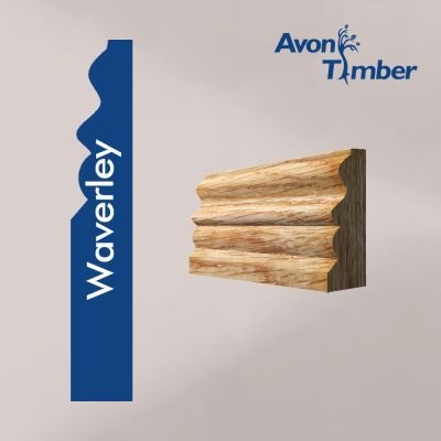 Solid American White Oak Waverley Architrave (Per Metre)