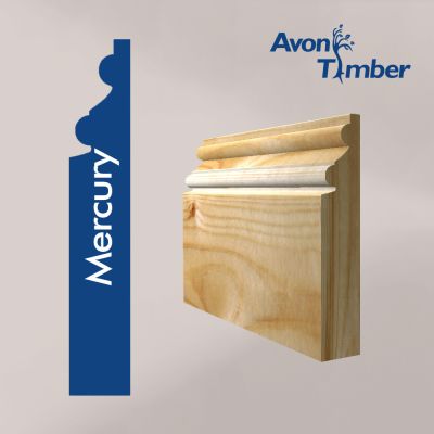 Solid Pine Mercury Skirting (Per Metre)