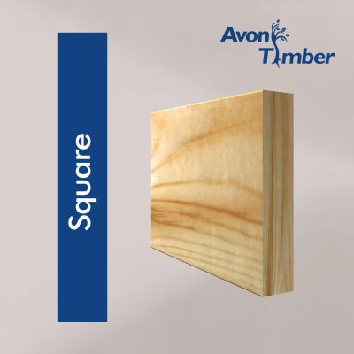 Solid Pine Square Edge Skirting