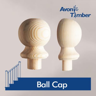 Benchmark Pine Newel Ball Cap