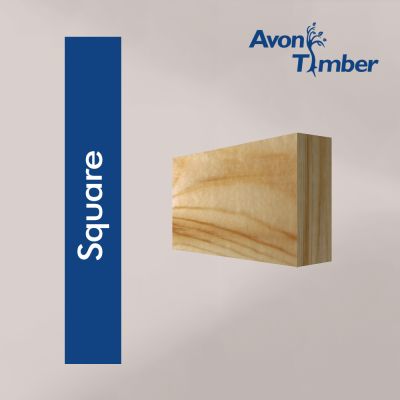 25 x 75mm Redwood Square Edge Architrave