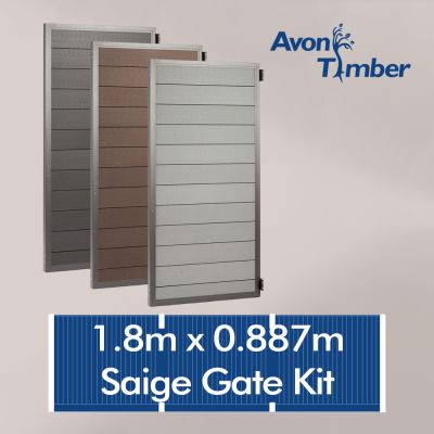 Saige Longlife Composite 1.8m x 0.887m Gate Kit