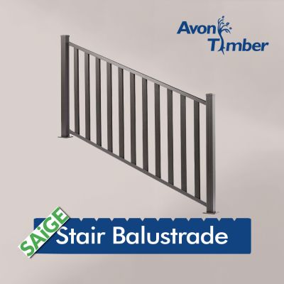 Saige Longlife Composite & Aluminium Staircase Balustrade Kit