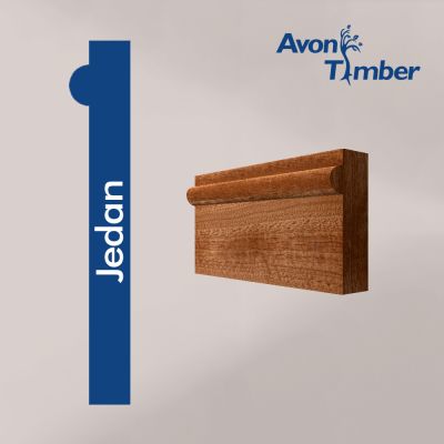 Solid Sapele Jedan Architrave (Per Metre)