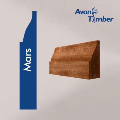 Solid Sapele Mars Architrave (Per Metre)