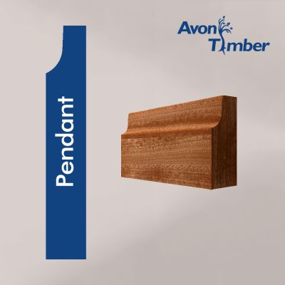 Solid Sapele Pendant Architrave (Per Metre)