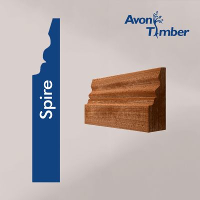 Solid Sapele Spire Architrave