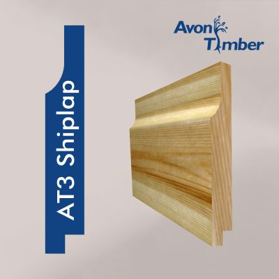 Larch Type AT3 Shiplap Cladding (Per Metre)