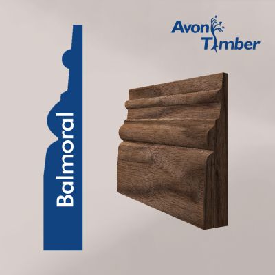 Solid American Black Walnut Balmoral Skirting (Per Metre)