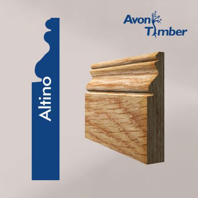 Altino Profile Solid Oak Skirting Board (Per Metre)