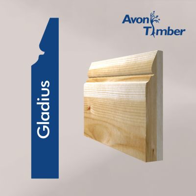 Solid Pine Gladius Skirting (Per Metre)