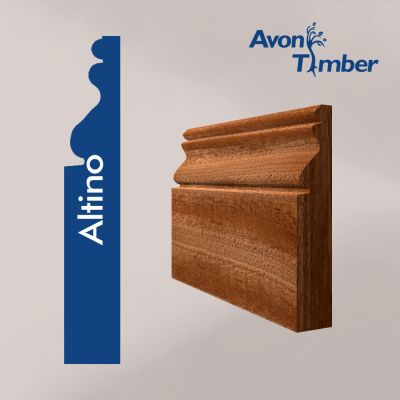 Solid Sapele Altino Skirting (Per Metre)