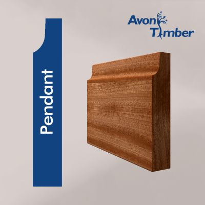 Solid Sapele Pendant Skirting (Per Metre)