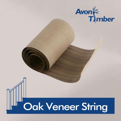 StairKlad Oak Veneer String Cladding