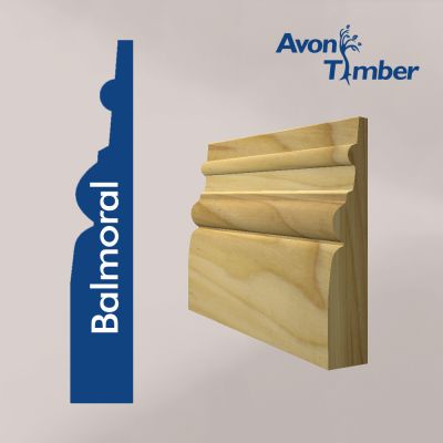 Solid Tulipwood Balmoral Skirting (Per Metre)