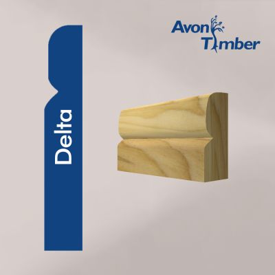Solid Tulipwood Delta Architrave