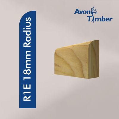 Solid Tulipwood Pencil Round (18mm Radius) Architrave (Per Metre)