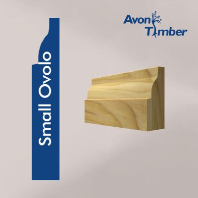 Solid Tulipwood Small Ovolo Architrave (Per Metre)