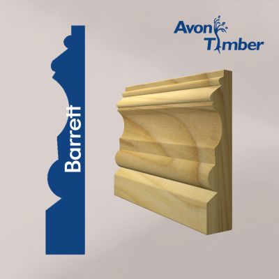 Solid Tulipwood Barrett Skirting (Per Metre)