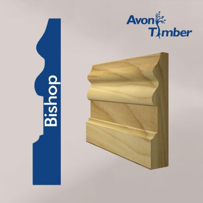 Solid Tulipwood Bishop Skirting (Per Metre)