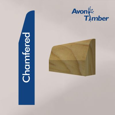 Solid Tulipwood Chamfered Architrave (Per Metre)