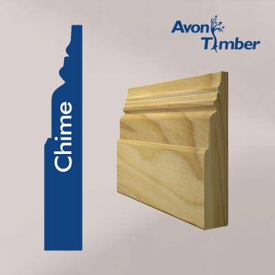 Solid Tulipwood Chime Skirting (Per Metre)