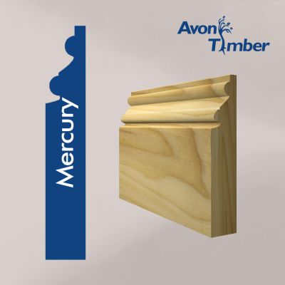 Solid Tulipwood Mercury Skirting (Per Metre)