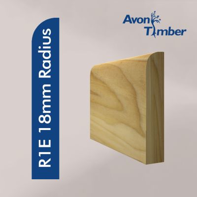 Solid Tulipwood Pencil Round (18mm Radius) Skirting (Per Metre)