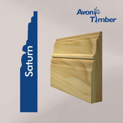 Solid Tulipwood Saturn Skirting (Per Metre)