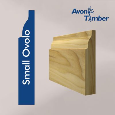Solid Tulipwood Small Ovolo Skirting (Per Metre)