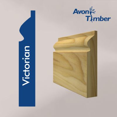 Solid Tulipwood Victorian Skirting (Per Metre)