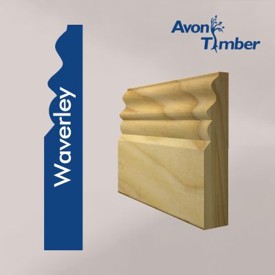 Solid Tulipwood Waverley Skirting (Per Metre)