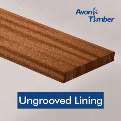 UnGrooved Solid Sapele Lining set With Doorstop