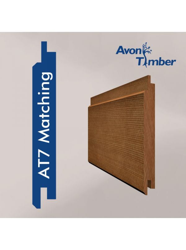 Cedar Type AT7 Cladding (Per Metre) Avon Timber
