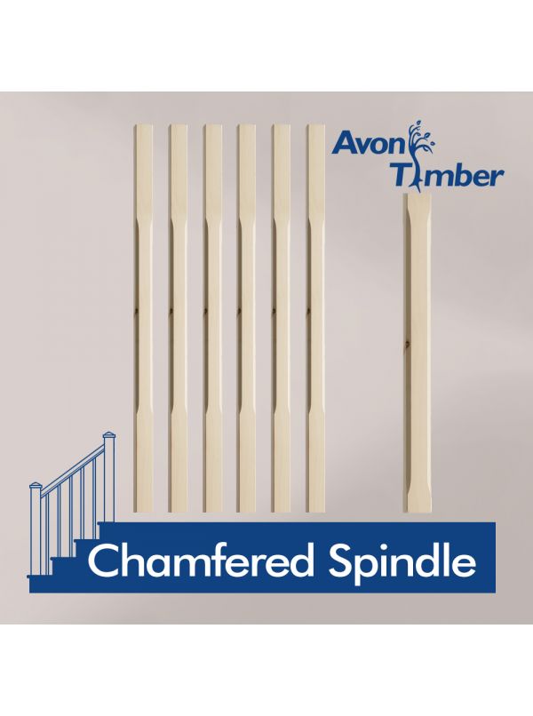 Benchmark Pine Stop Chamfered Spindle Avon Timber
